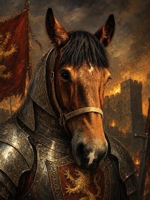 Medieval Knight pet example