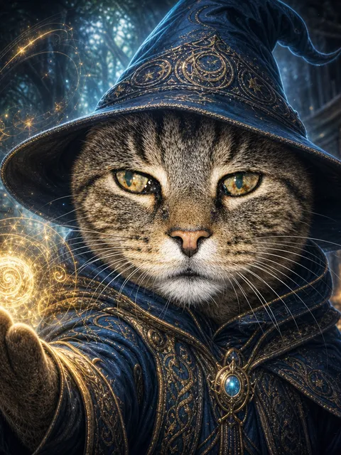 Fantasy Wizard pet example